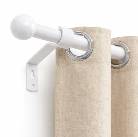 REGULOWANY KARNISZ TELESKOPOWY KULA 70x170 cm BIAŁY