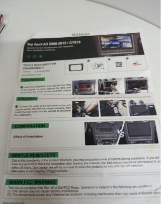 Radio Audi A3 2008-2012 Android 10" WiFi AUDI A3 C7618