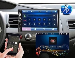 Radio Samochodowe 2DIN Ekran Dotykowy 7-calowy Kamera Cofania Pilot