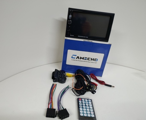 Radio Samochodowe 2DIN Ekran Dotykowy 7-calowy Kamera Cofania Pilot