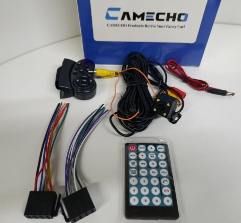 Radio Samochodowe 2DIN Ekran Dotykowy 7-calowy Kamera Cofania Pilot