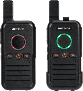 Retevis RB645 Walkie Talkie, Radio PMR446, Podwójne radio PTT, USB C, VOX, 3KM