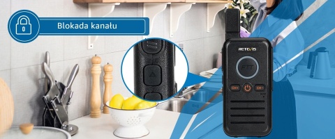 Retevis RB645 Walkie Talkie, Radio PMR446, Podwójne radio PTT, USB C, VOX, 3KM