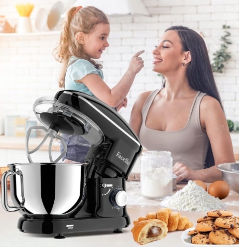 Robot plenarny Facelle 1500W czarny mocny funkcjonalny