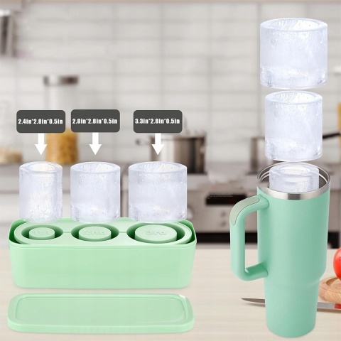 SILIKONOWA FORMA DO KOSTEK LODU DO KUBKÓW DRINKÓW STANLEY