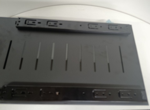 Szuflada teleskopowa SAYZH front czarny 43 x 25 x 8 cm