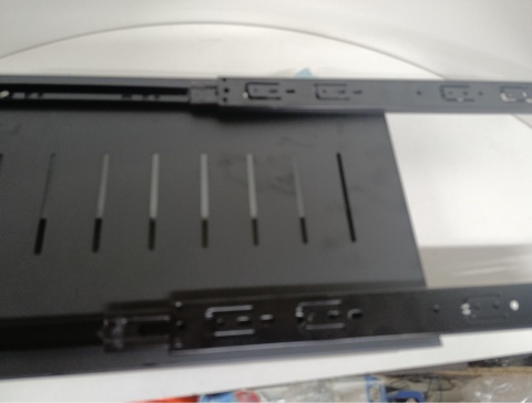 Szuflada teleskopowa SAYZH front czarny 43 x 25 x 8 cm