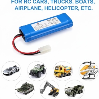 TopHinon NiMH akumulator wyścigowy 7,2 V, 4500 mAh, do modelarstwa, robotów