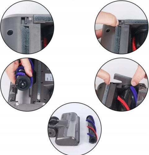 Turbo szczotka LED elektroszczotka do odkurzacza DYSON V7 V8 V10 V11 V15 zamiennik