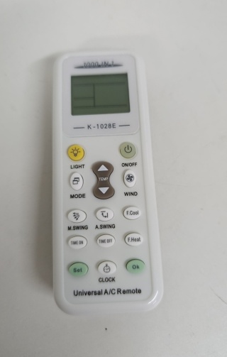 UNIWERSALNY PILOT DO KLIMATYZACJI K-1028E