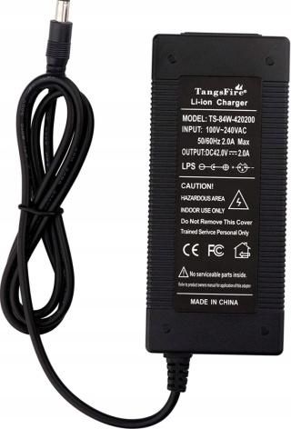 V120 Ładowarka do rowerów elektrycznych Tangsfire 42 V 2 A