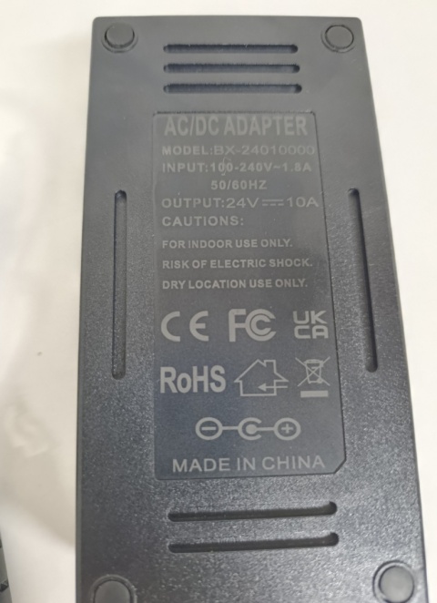 ZASILACZ AC 100 V-240 V DC 24V 10A WIELOKROTNE ZABEZPIECZENIE