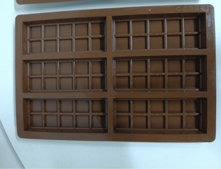 Zestaw 2 Silikonowych Foremek do Tabliczek Czekolady DUBAJSKIEJ 26x17cm, mydła DIY