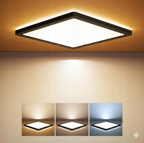 BLNAN Lampa Sufitowa plafon LED 24W 3000K/4000K/5000K 2400 lm