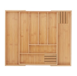 Bambusowy wkład na sztućce rozsuwanyRelaxdays