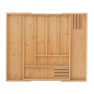 Bambusowy wkład na sztućce rozsuwanyRelaxdays