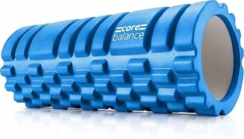 CORE BALANCE wałek masażer roller piankowy do masażu głębokiego niebieski