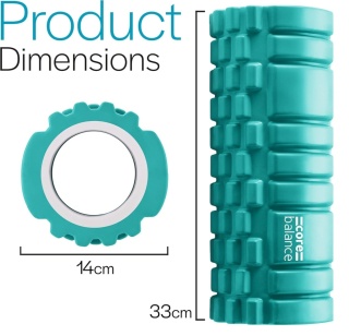 CORE BALANCE wałek masażer roller piankowy do masażu głębokiego zielony