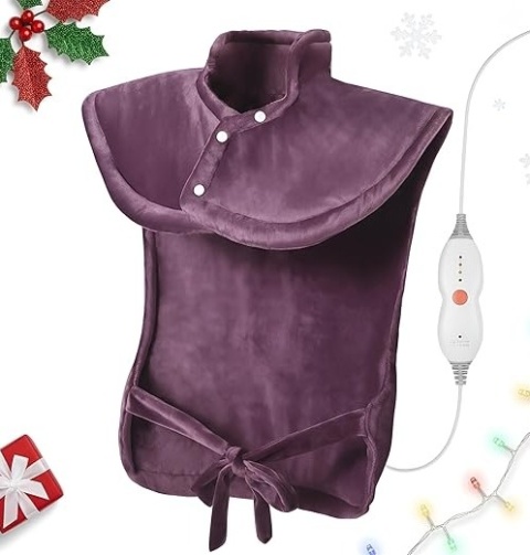 Elektryczna kamizelka, poduszka rozgrzewająca plecy ramiona kark 60x85cm