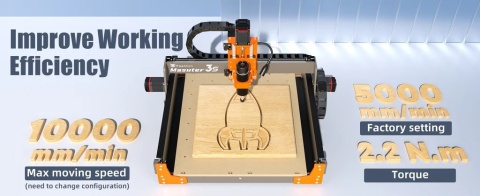 FoxAlien Masuter 3S – frezarka CNC / Router CNC do drewna, plastiku i aluminium