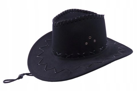 Kapelusz dziecięcy kowbojski czarny karnawał, bal