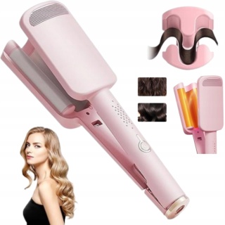 Karbownica lokówka do włosów – szybkie i trwałe loki,duże fale