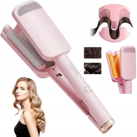 Karbownica lokówka do włosów – szybkie i trwałe loki,duże fale