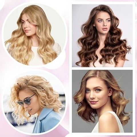 Karbownica lokówka do włosów – szybkie i trwałe loki,duże fale