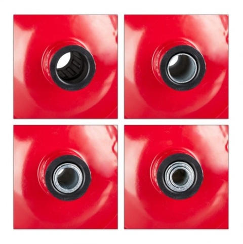 Koło do taczki 4.80 4.00-8 z adapterami Relaxdays