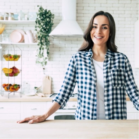 Kosz na owoce metal szary 3 poziomy Relaxdays