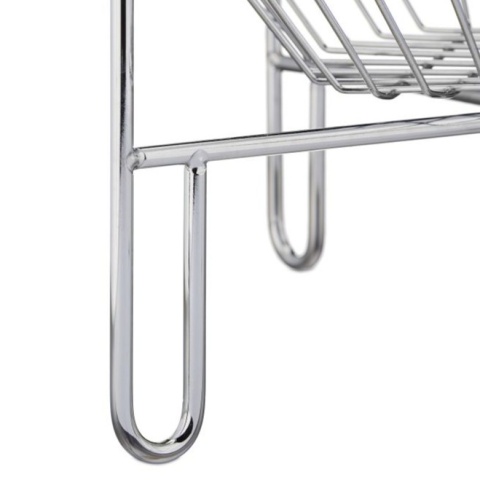 Kosz na owoce metal szary 3 poziomy Relaxdays