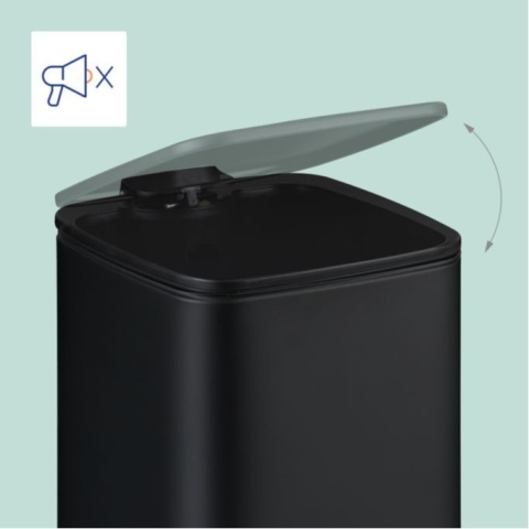 Kosz na śmieci 6 litrów cichy domyk