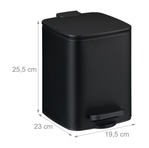 Kosz na śmieci 6 litrów cichy domyk