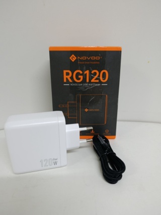 Ładowarka USB C 120 W NOVOO GaN – ładowarka 3-portowa USB C
