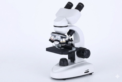 MIKROSKOP BIOLOGICZNY EDUKACYJNY OPTYCZNY LORNETKA 40x 1000x