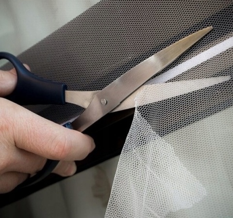 MOSKITIERA SIATKA DO OKNA 130 x 150 cm + RZEP