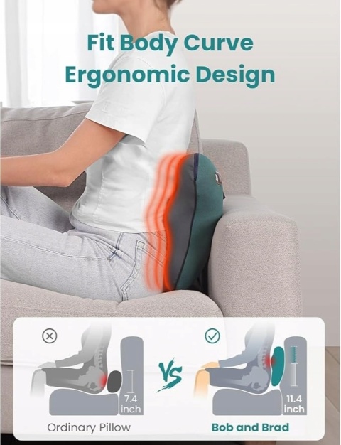 Masażer szyi i pleców z ogrzewaniem BOB AND BRAD EZBack