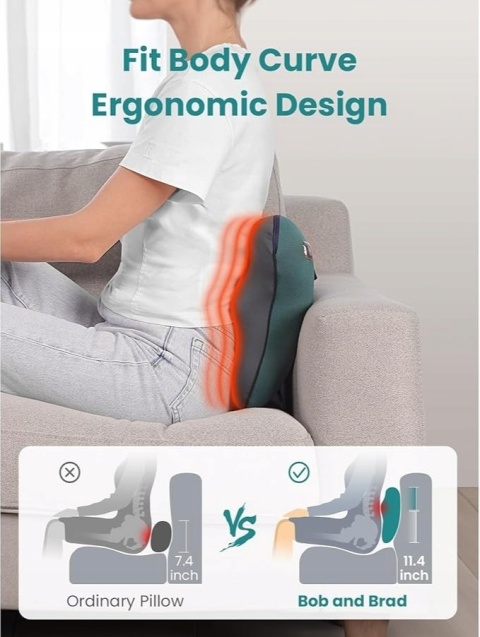 Masażer szyi i pleców z ogrzewaniem BOB AND BRAD EZBack