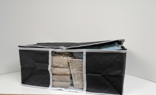 ORGANIZER TORBY DO PRZECHOWYWANIA UBRAŃ ZESTAW 3 SZTUK