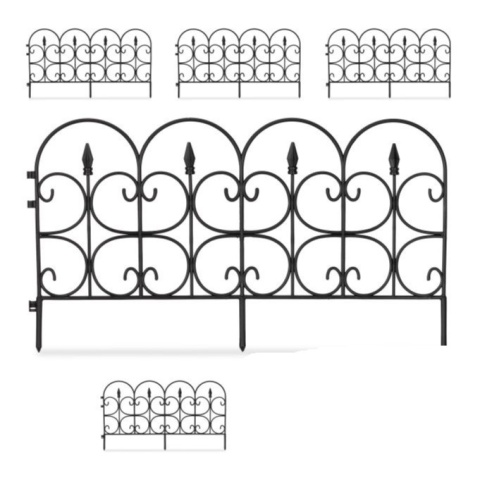 Obrzeże trawnikowe ozdobne płotek ogrodowy 4 szt