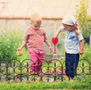 Obrzeże trawnikowe ozdobne płotek ogrodowy 4 szt