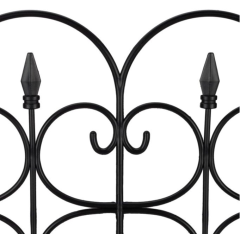 Obrzeże trawnikowe ozdobne płotek ogrodowy 4 szt