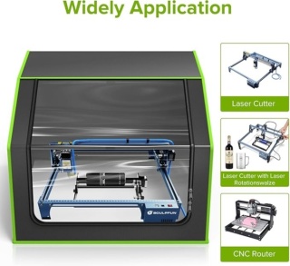 Ochronna obudowa do maszyny do grawerowania laserowego z wentylacją
