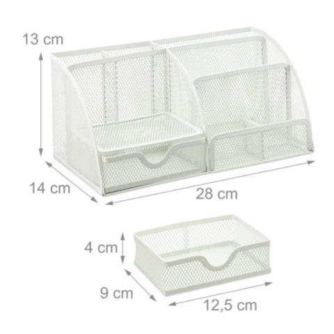 Organizer na biurko Relaxdays 6 przegródek, przybornik