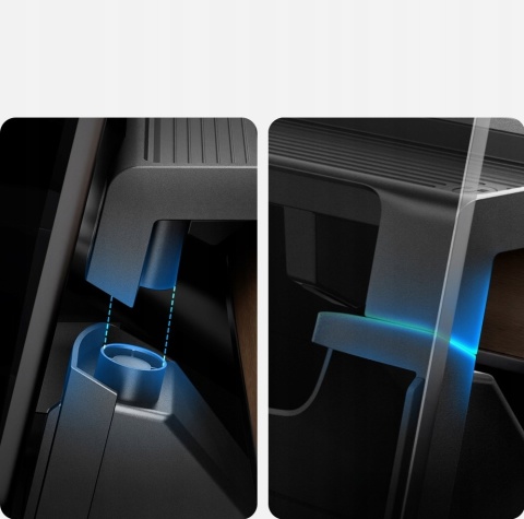 Organizer, schowek pod ekran konsoli Tesla 3/Y, magnetyczny solidny, Spigen