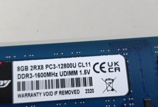 Pamięć RAM Kuesuny 16 GB ( 2x8 GB )DDR3-UDIMM 1,5V