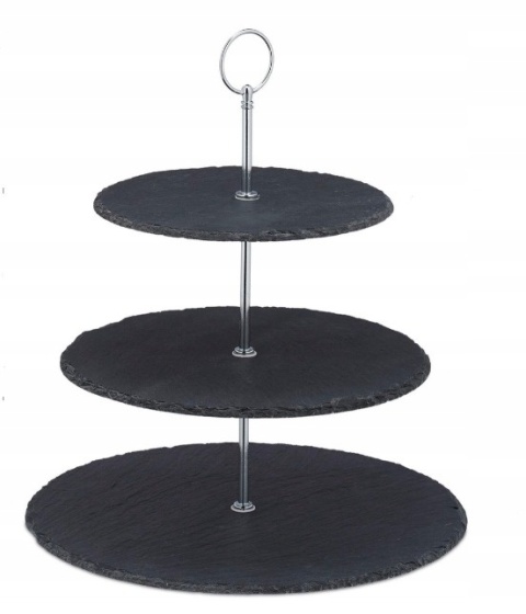 Patera obrotowa Relaxdays 20 cm kamienna