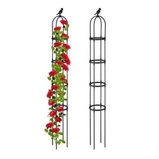 Pergola ogrodowa ozdobna 188 cm zestaw 2 szt.