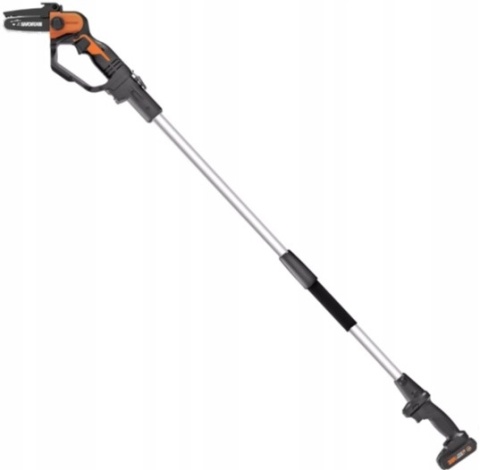 Piła łańcuchowa na wysięgniku 2,75 m Worx WG324E.1, pilarka mini akumulator