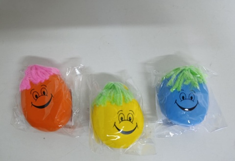 Piłeczki antystresowe gniotek 6cm 3 szt